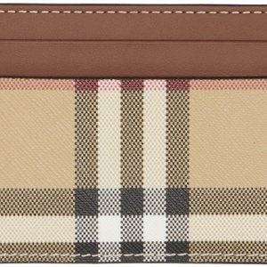 Burberry Vintage Check and Leather Card Case